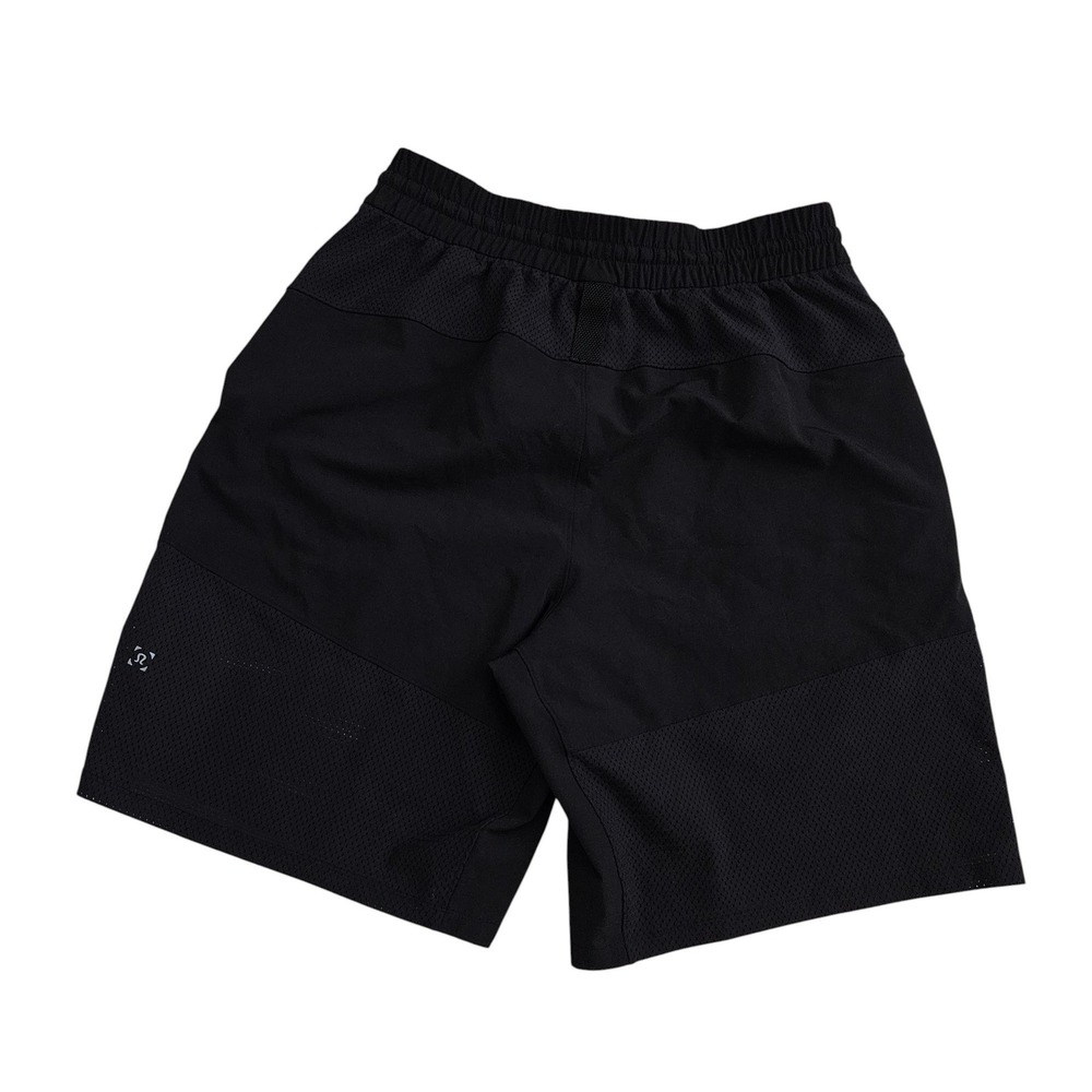 Lululemon (Men's Medium) T.H.E. Shorts Black Mesh Athletic Breathable Drawstring - Picture 3 of 7